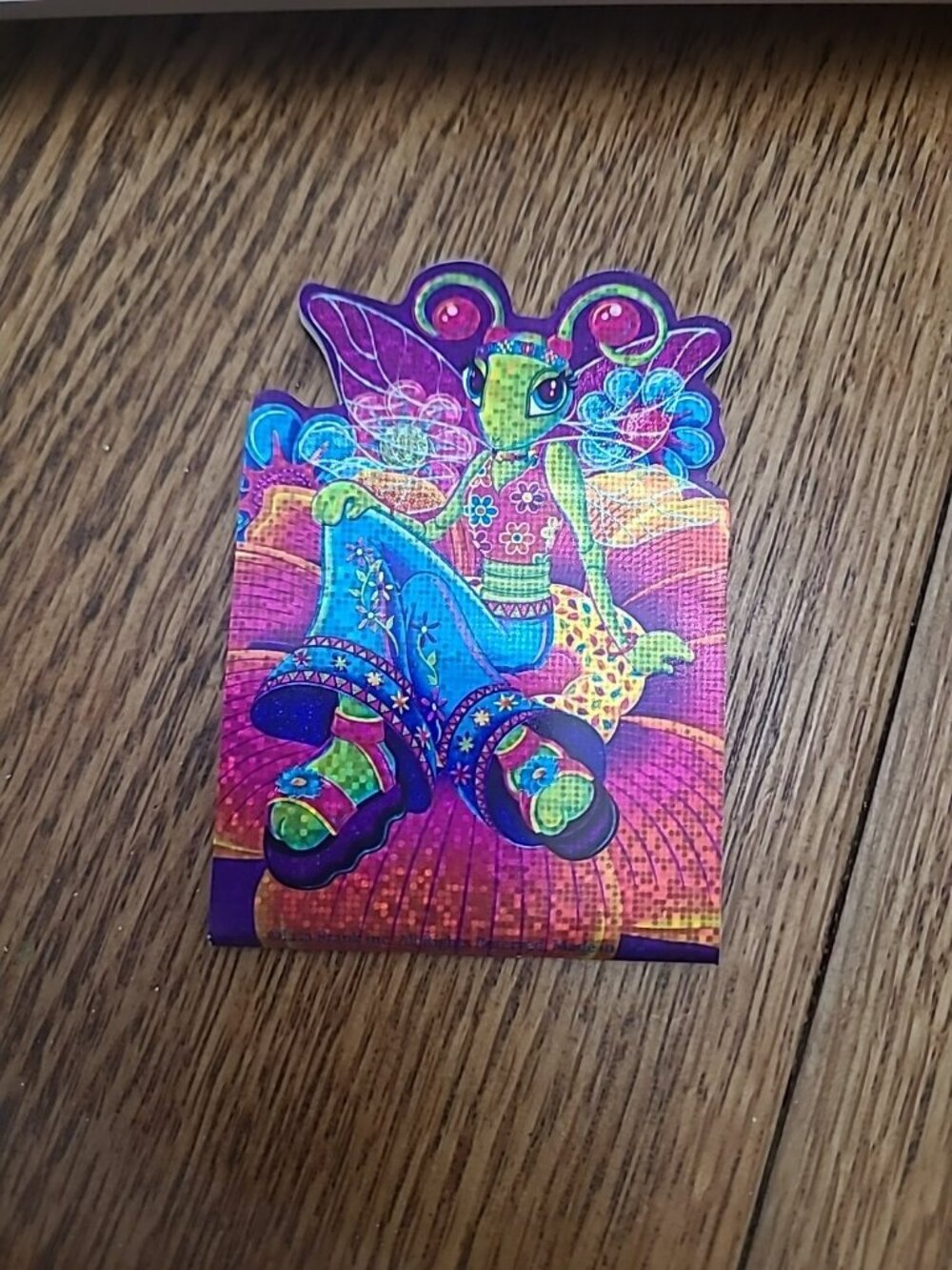 Unused Vintage Lisa Frank Die Cut Butterfly Mini Note Pad HTF - Picture 2 of 2
